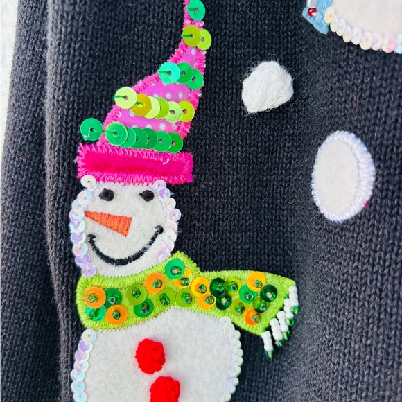 “NEW” Heirloom Quacker Facrory Christmas cardigan (vintage) - Picture 16 of 16